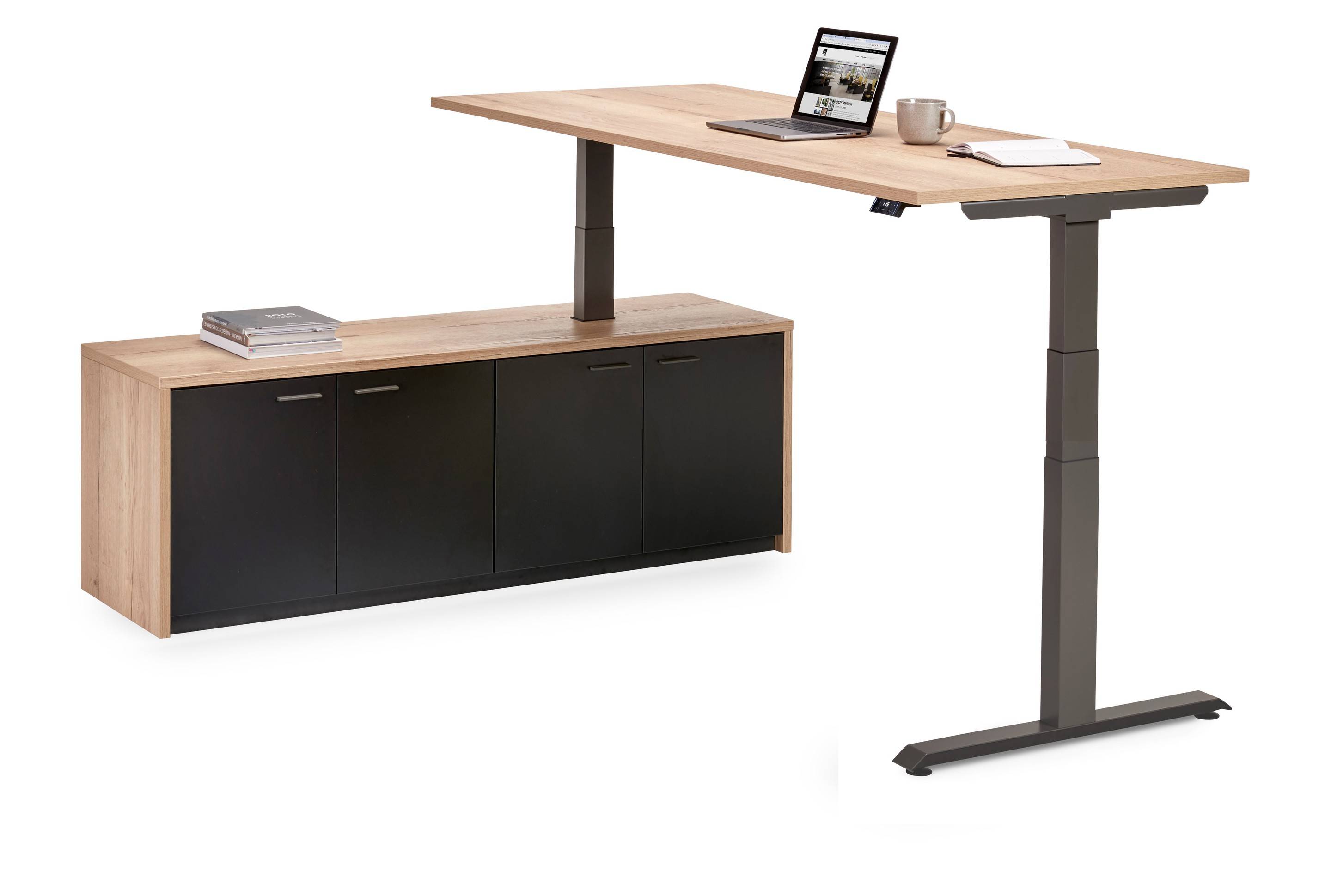 Flex 3+ Manager T-frame met Aanbouwkast 